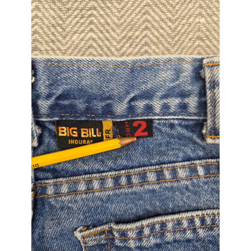 Big Bill FR Flame Resistant Workwear Jeans‎ Blue Denim 34x30 Indura Westex - Picture 11 of 11